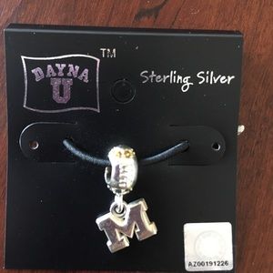 U of M sterling silver spirit charm